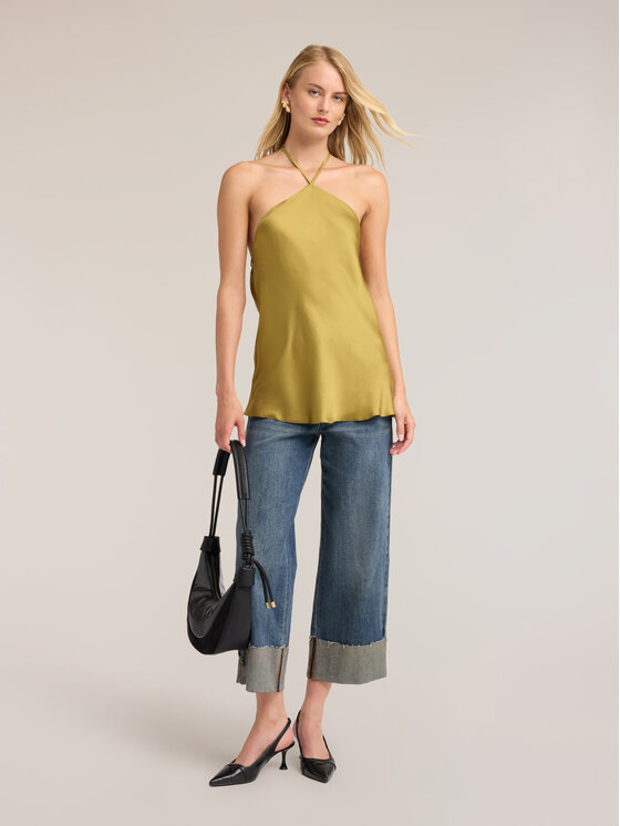 Motivi Motivi Top D121Q000643N025 Zielony jasny Regular Fit