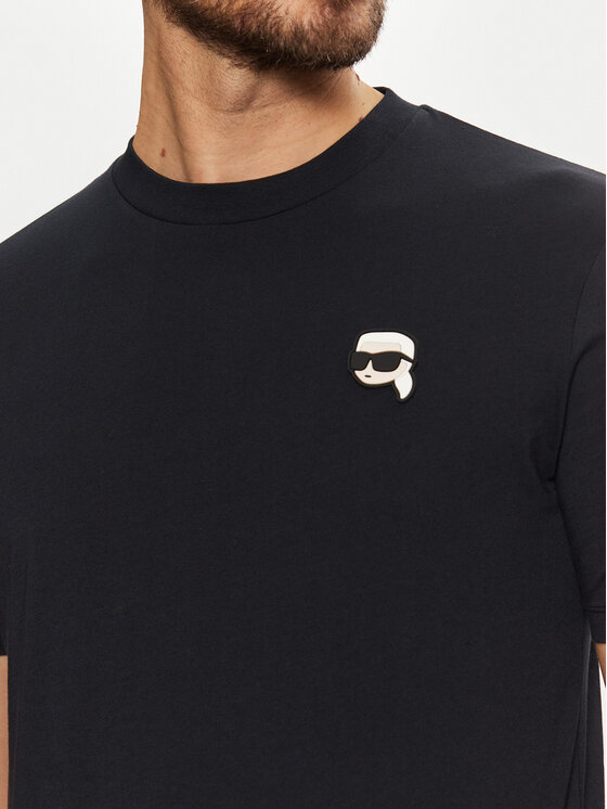 KARL LAGERFELD KARL LAGERFELD Тишърт 755710 551224 Тъмносин Regular Fit