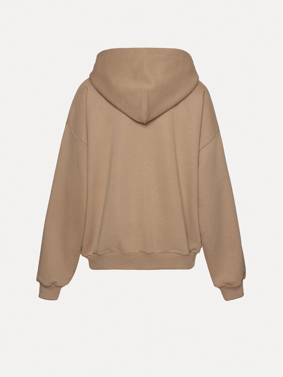La Mania La Mania Bluza TWIN Beżowy Basic Fit