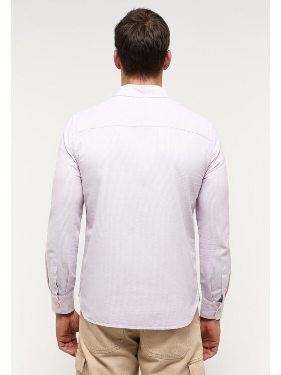 Mustang Mustang Camicia EDINBURG Rosa Slim Fit