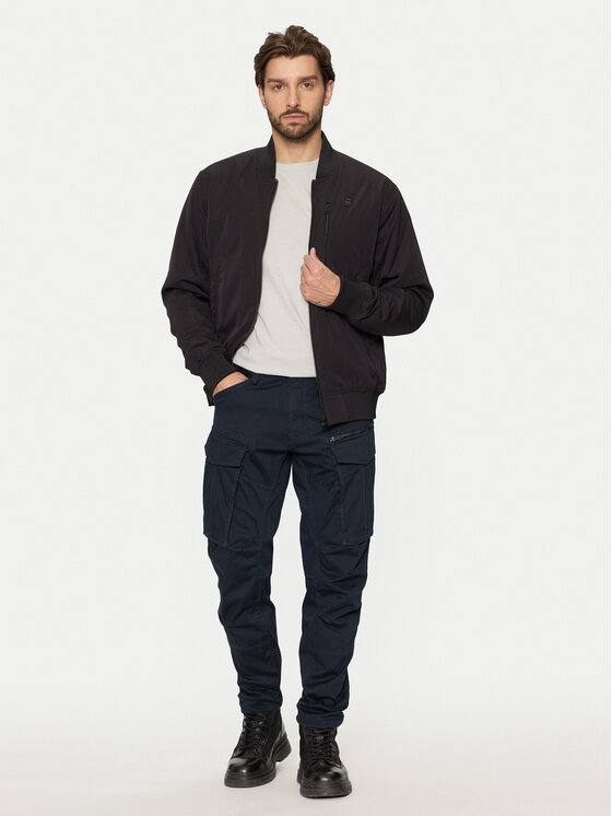 G-Star Raw G-Star Raw Hlače iz tkanine Rovic 3D D02190 Mornarsko modra Regular Fit