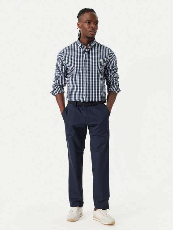 Beverly Hills Polo Club Beverly Hills Polo Club Сорочка P-SS26M-BRASS Cиній Regular Fit