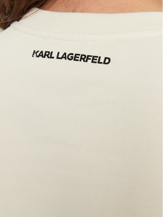 KARL LAGERFELD KARL LAGERFELD Bluza A1W20045 Écru Regular Fit