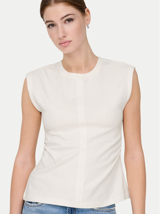 ONLY ONLY Tricou Marie 15372452 Alb Regular Fit