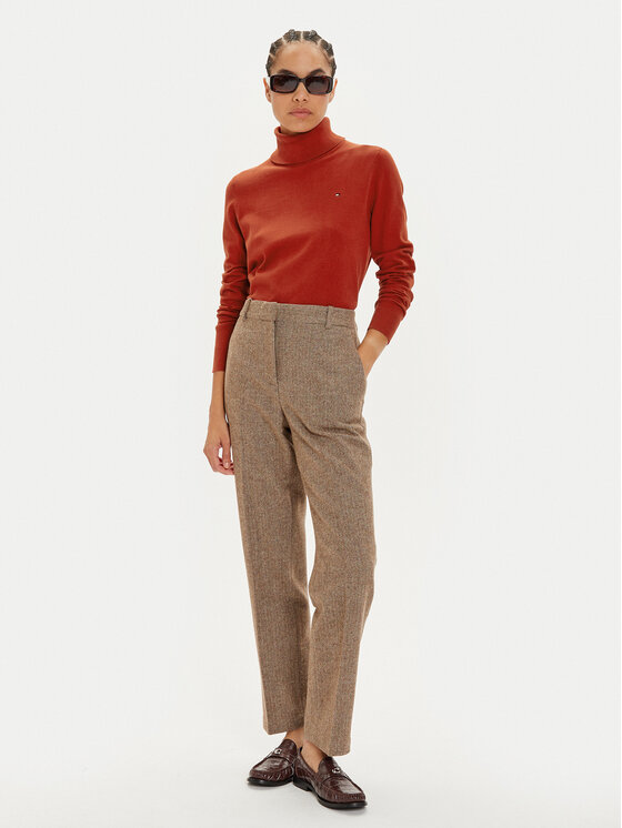 Tommy Hilfiger Tommy Hilfiger Dolcevita WW0WW43211 Rosso Regular Fit