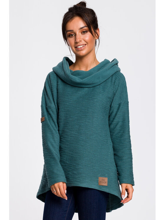 BeWear BeWear Felpa B131 Verde Baggy Fit