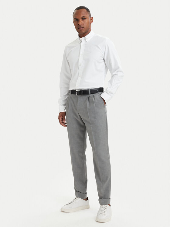 BOSS BOSS Srajca H-Liam 50566988 Bela Regular Fit