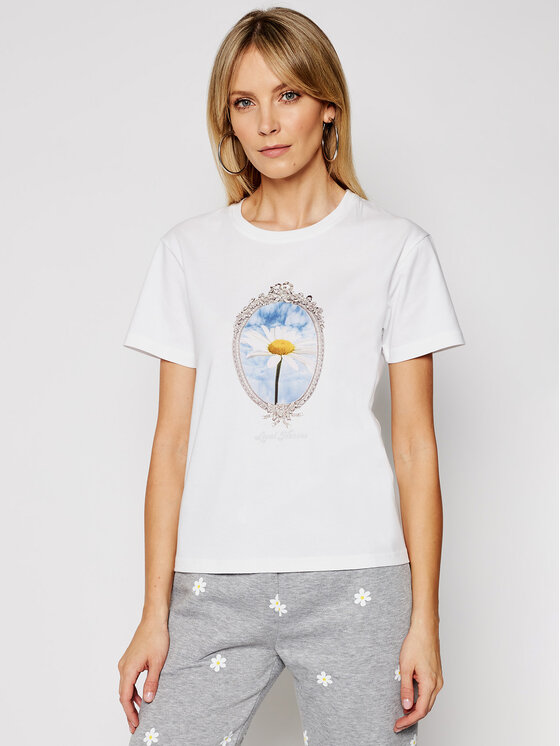 Local Heroes Tricou Daisy SS21T0027 Alb Regular Fit