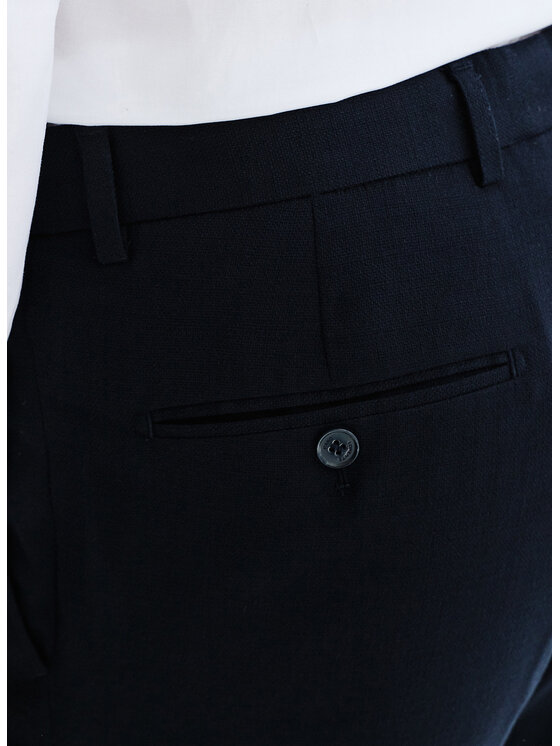 Pako Lorente Pako Lorente Spodnie garniturowe P25SF-6G-012 Granatowy Slim Fit