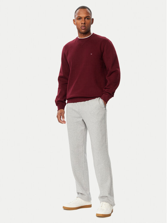 Tommy Hilfiger Tommy Hilfiger Суитшърт Seasonal MW0MW40000 Бордо Regular Fit