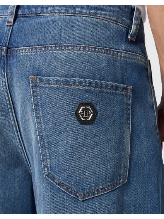 PHILIPP PLEIN PHILIPP PLEIN Jeansy 31242 Niebieski Loose Fit
