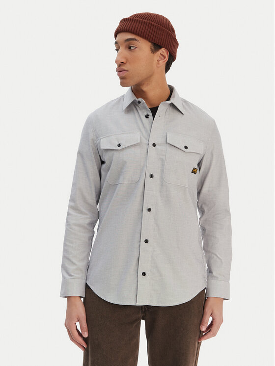 G-Star Raw Cămașă Marine D24963-C290 Albastru Slim Fit