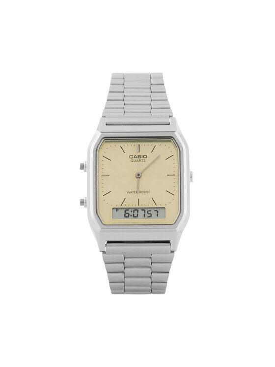 Casio Casio Hodinky Vintage AQ-230A-9AMQYES Stříbrná