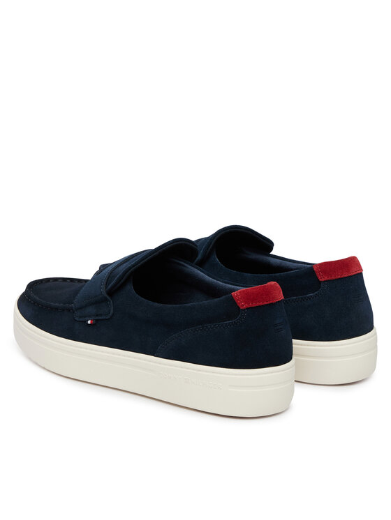 Tommy Hilfiger Tommy Hilfiger Félcipő Modern Light Hybrid Suede Loafer FM0FM05786 Sötétkék