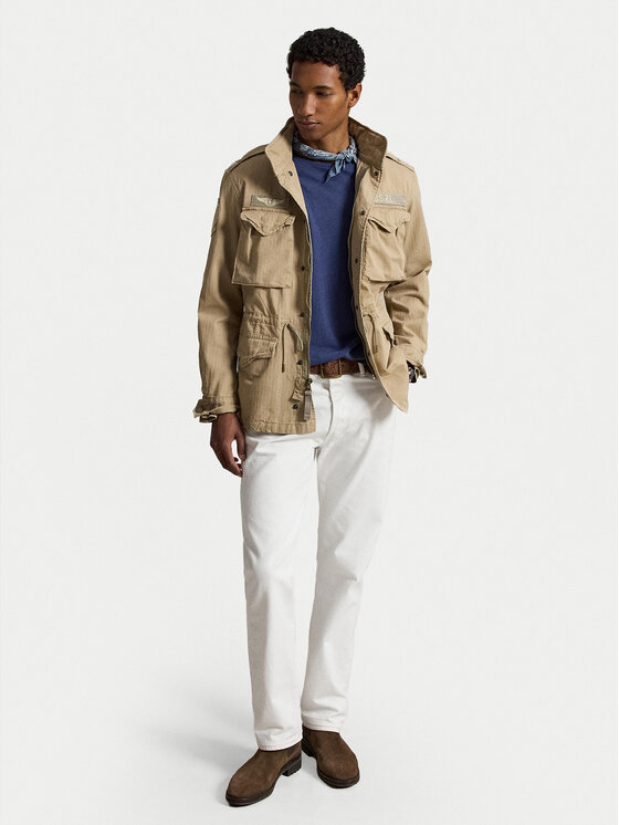 Polo Ralph Lauren Polo Ralph Lauren Demisezoninė striukė The Iconic Field 710961616500 Smėlio Regular Fit