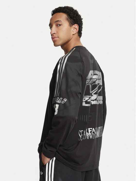 adidas adidas Longsleeve Adilenium 6 LH3328 Czarny Regular Fit