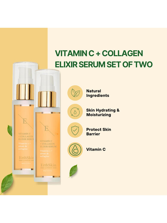 Erthskin London Erthskin London 2xWITAMINA C + KOLAGEN ELIXIR Serum