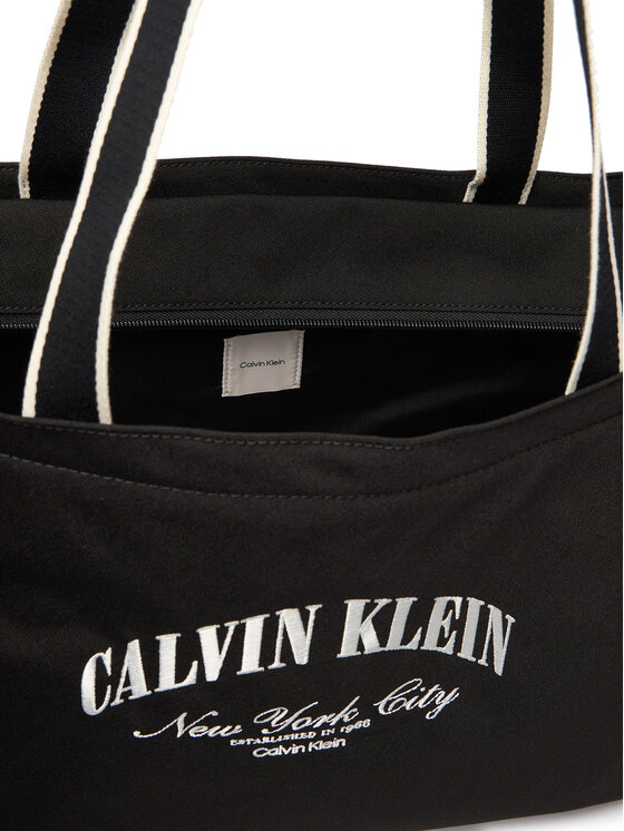Calvin Klein Calvin Klein Geantă Graphic Capsule Tote LV04D3348G Negru
