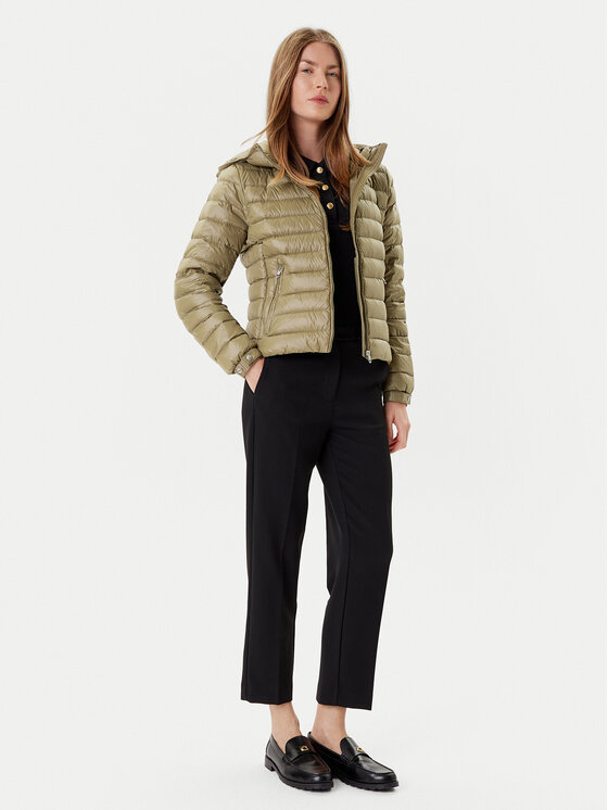 Tommy Hilfiger Tommy Hilfiger Kurtka puchowa WW0WW46788 Khaki Regular Fit