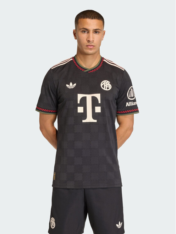 adidas adidas Koszulka techniczna FC Bayern Czarny Slim Fit