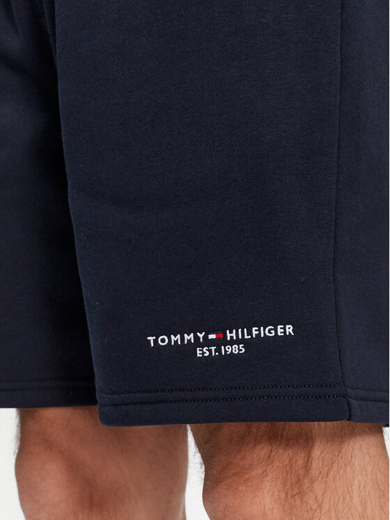 Tommy Hilfiger Tommy Hilfiger Szorty sportowe Logo MW0MW34201 Granatowy Regular Fit