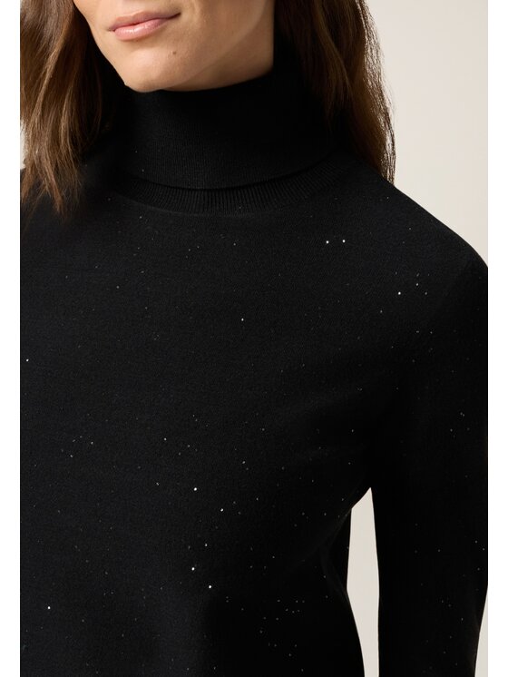 Oltre Oltre Cardigan M485J005243N033 Nero Regular Fit