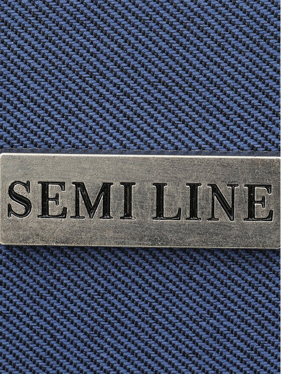 Semi Line Semi Line Голям куфар T5772-3 Тъмносин