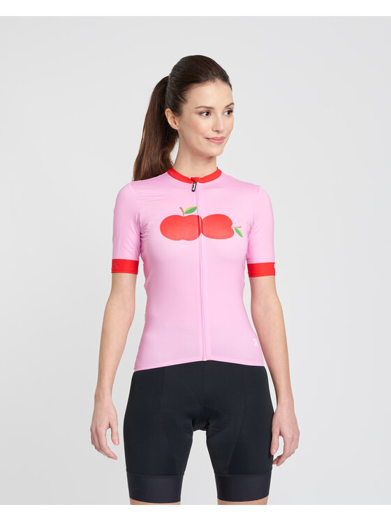 Koszulka rowerowa, rozmiar L, Różowy, FRUIT ELITE
