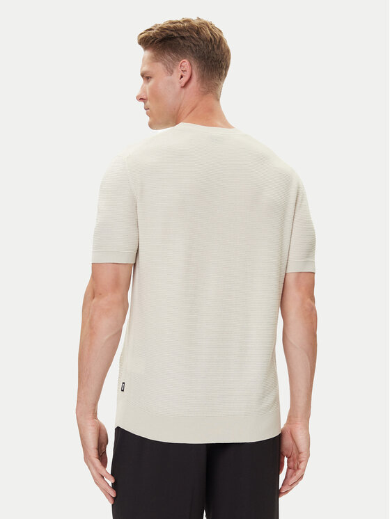 BOSS BOSS Majica H-Ianni 50543161 Écru Regular Fit