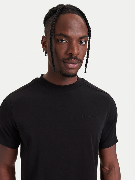 KARL LAGERFELD KARL LAGERFELD T-Shirt 755045 564235 Czarny Regular Fit