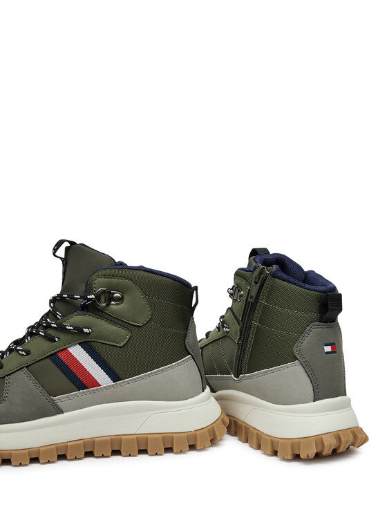 Tommy Hilfiger Tommy Hilfiger Gležnjače T3B9-33680-1696A S Zelena