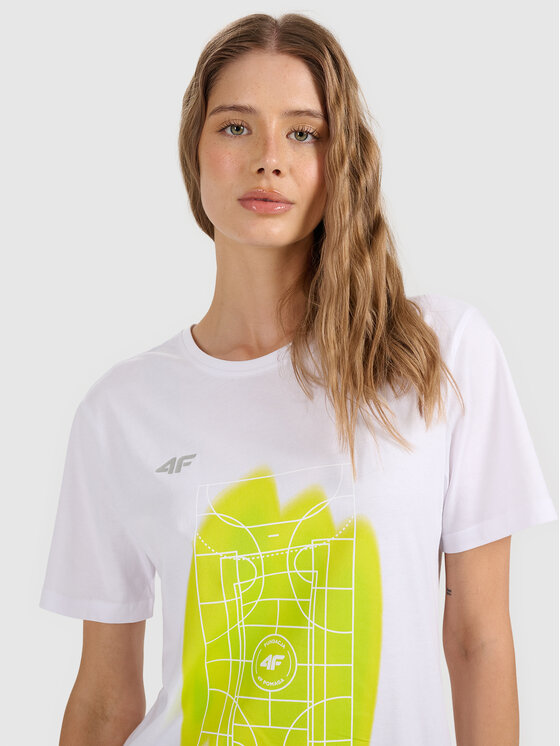 4F 4F T-Shirt TEAMWEAR Biały Regular Fit
