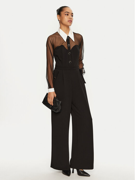 Rinascimento Rinascimento Jumpsuit CFC0122279003 Nero Regular Fit