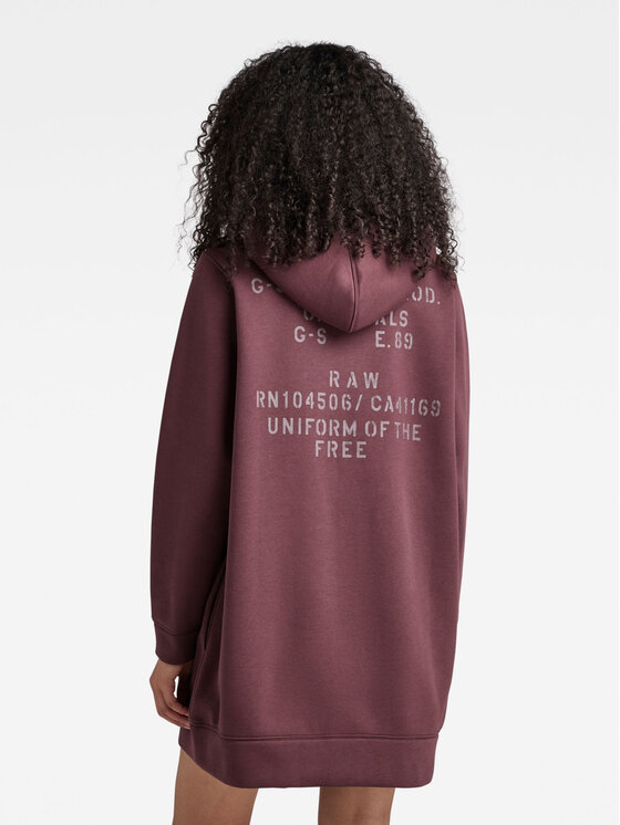 G-Star Raw G-Star Raw Трикотажна сукня D22277-A971-D303 Бордовий Relaxed Fit