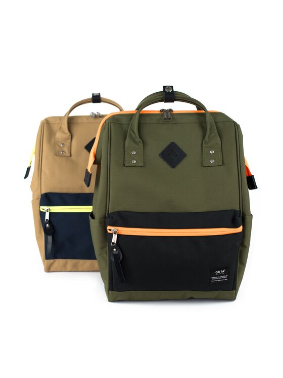 Himawari Himawari Plecak No. 4 Neon Khaki