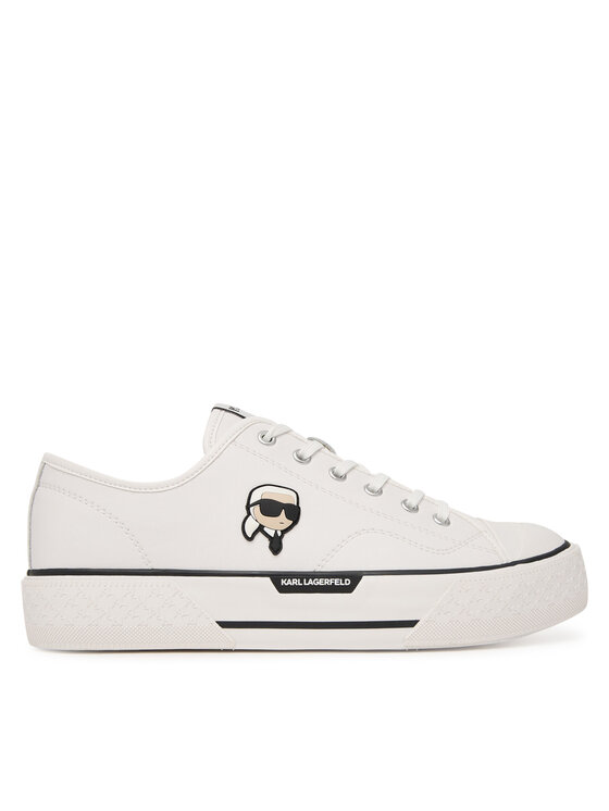 KARL LAGERFELD KARL LAGERFELD Sneakers aus Stoff Kampus Max KL95025 Weiß