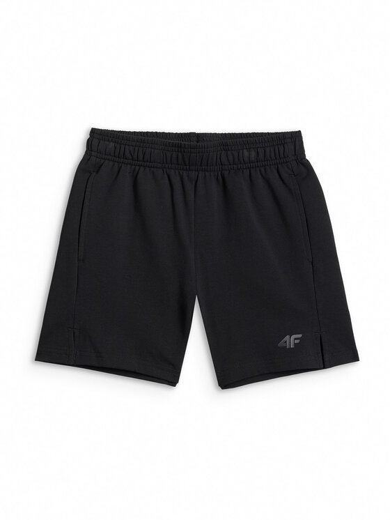 4F 4F Komplet bluzka i szorty sportowe GAME ON Czarny Regular Fit