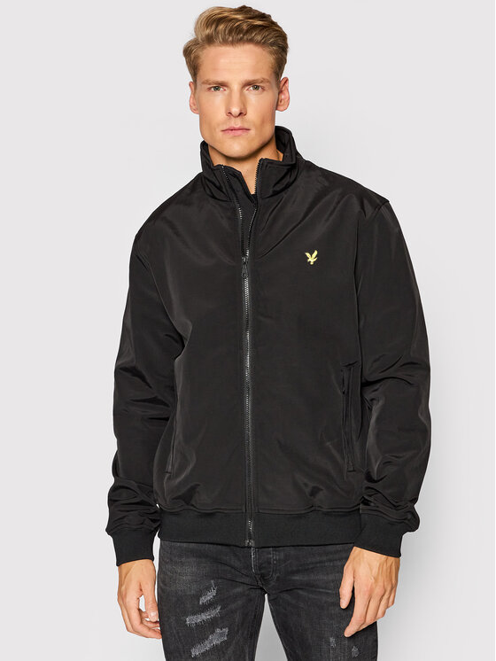 Lyle Scott Bomber jakk Fleece Lined Funnel Neck JK1516V Must Regular Fit Modivo.ee