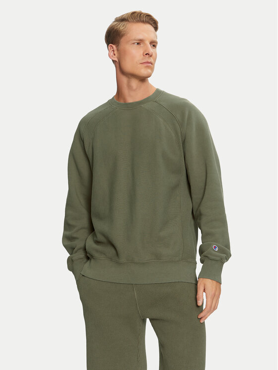 Champion Mikina Reverse Weave 218644 Zelená Regular Fit