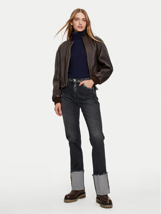 Please Please Τζιν P3APCPOEQS Γκρι Regular Fit