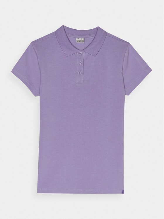 4F 4F Polo 4FJWSS24TTSHF1148-52S Rosa Regular Fit