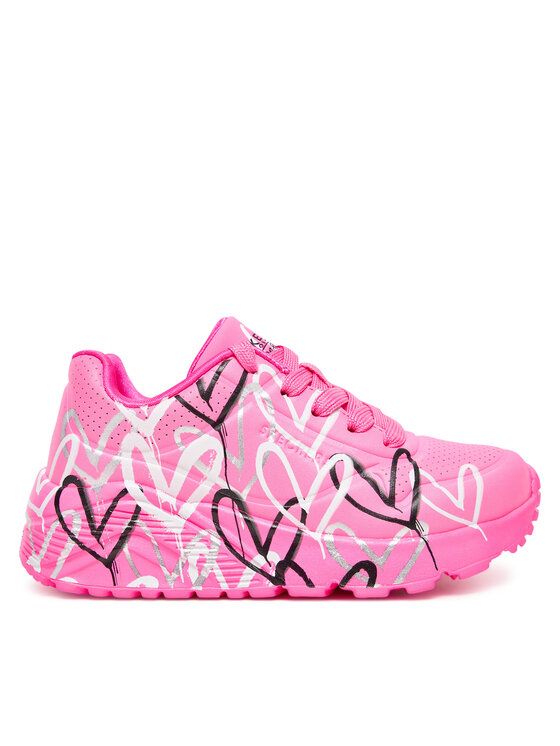 Sneakers Skechers Copii, Mărimea: 27, Roz, Uno Lite-Metallic Love 314067L/HPMT