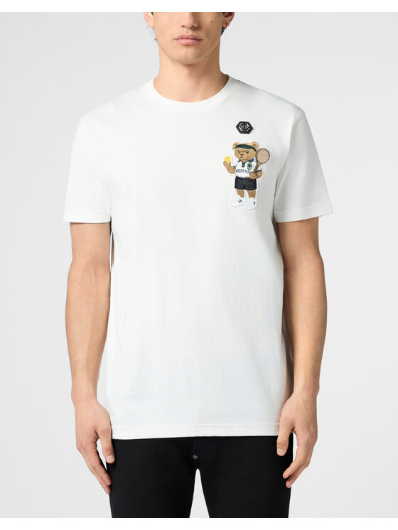 PHILIPP PLEIN PHILIPP PLEIN T-Shirt 30553 Biały Regular Fit