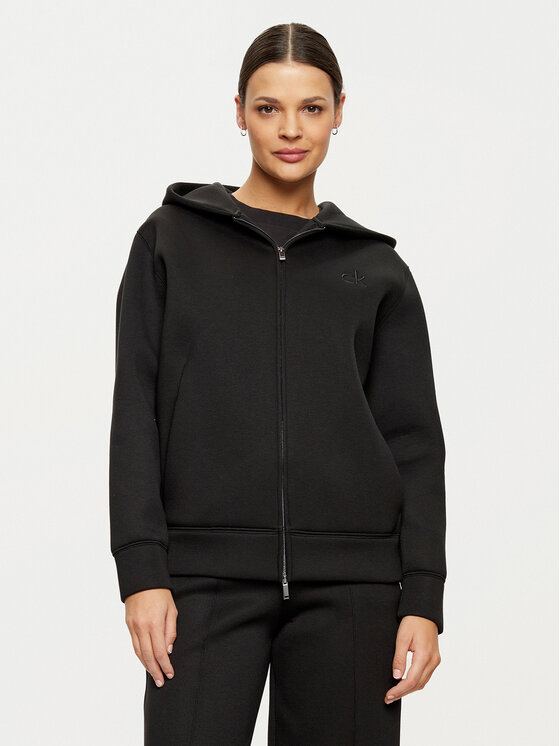 Calvin Klein Mikina K20K208087 Čierna Relaxed Fit