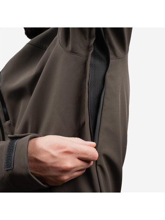 Alpinus Alpinus Kurtka softshell Roignais Brązowy Regular Fit