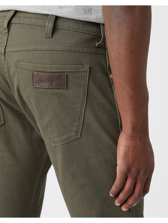 Wrangler Wrangler Pantaloni di tessuto LARSTON Verde Slim Fit