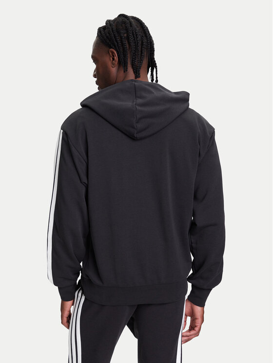 adidas adidas Μπλούζα Essentials 3-Stripes JD1874 Μαύρο Regular Fit