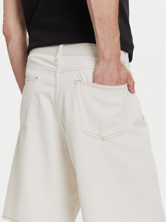 Gap Gap Džínsové šortky 781609 Béžová Loose Fit