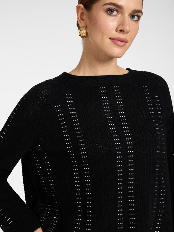 Elena Mirò Elena Mirò Maglione M086Z000851N033 Nero Regular Fit