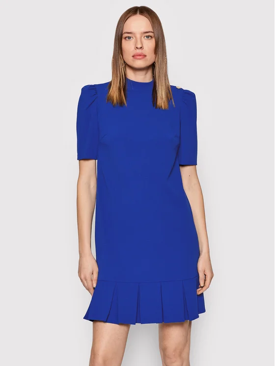 DKNY Kleid für den Alltag DD1K2260 Blau Regular Fit
